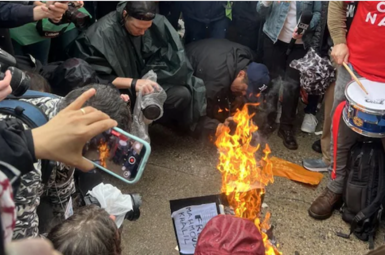 Pro-Palestinian Protests Disrupt Columbia University Commencement Ceremony.