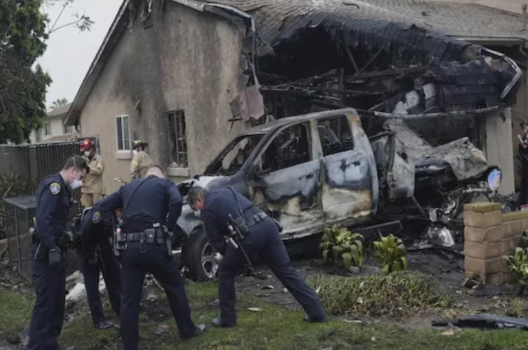 Private Jet Crashes into San Diego Military Housing, Killing 2 and Injuring Several.