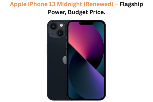 iPhone 13 Midnight (Renewed) – Flagship Power, Budget Price.