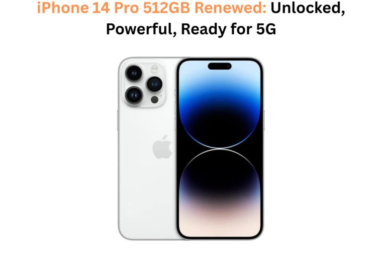 iPhone 14 Pro 512GB Renewed: Unlocked, Powerful, Ready for 5G.