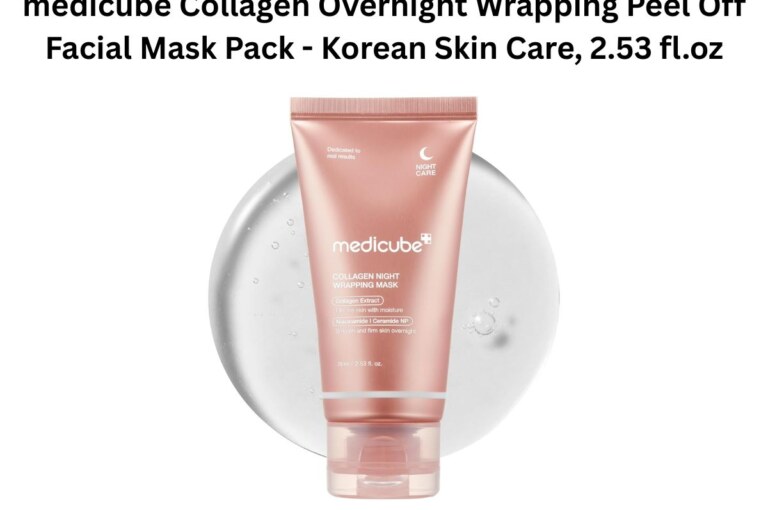 Medicube Collagen Overnight Wrapping Mask Boosts Firmness, Hydration & Glow | Korean Skincare Must-Have.